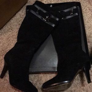 Cole Haan with Nike air knee high boots